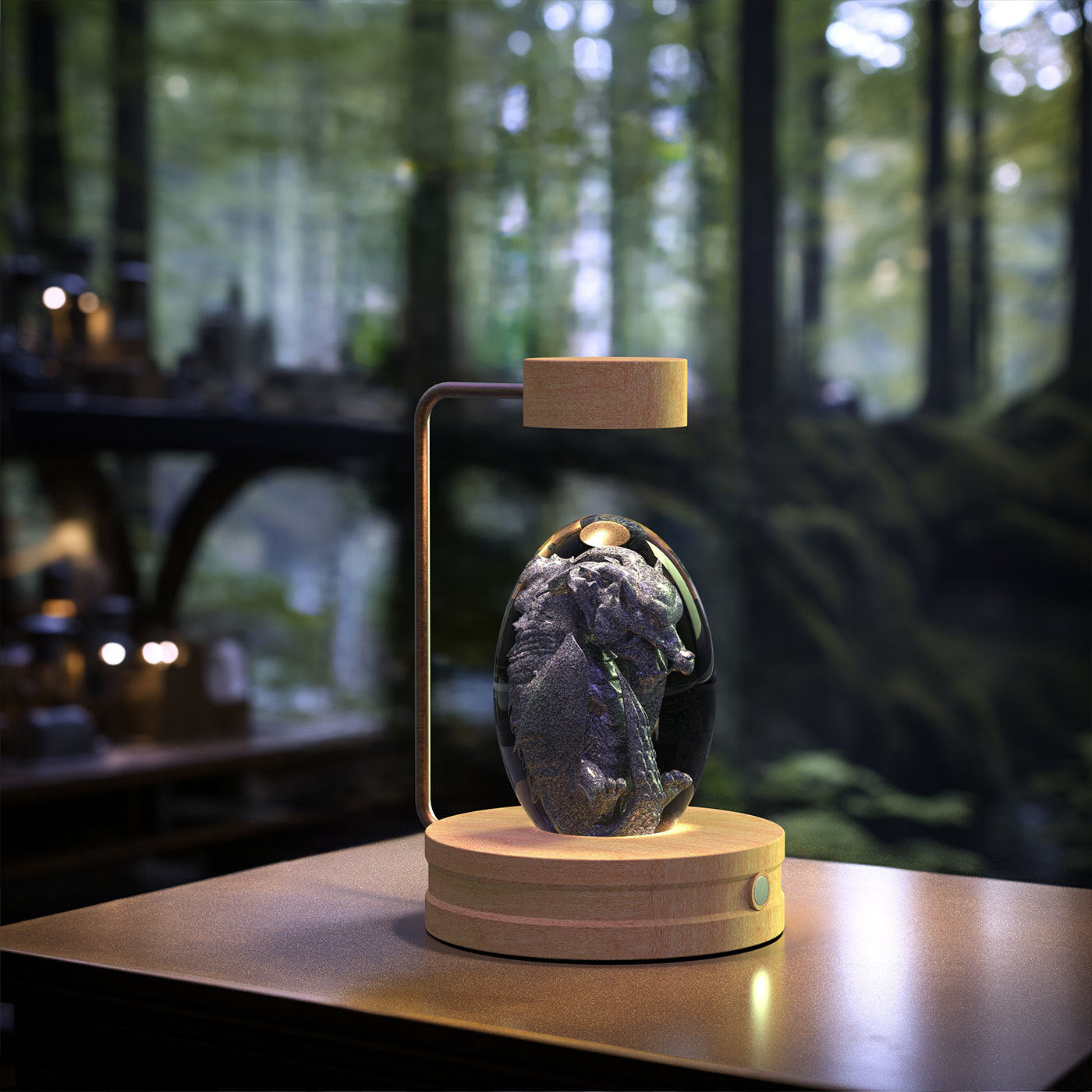 3D Spherical Crystal Lamp