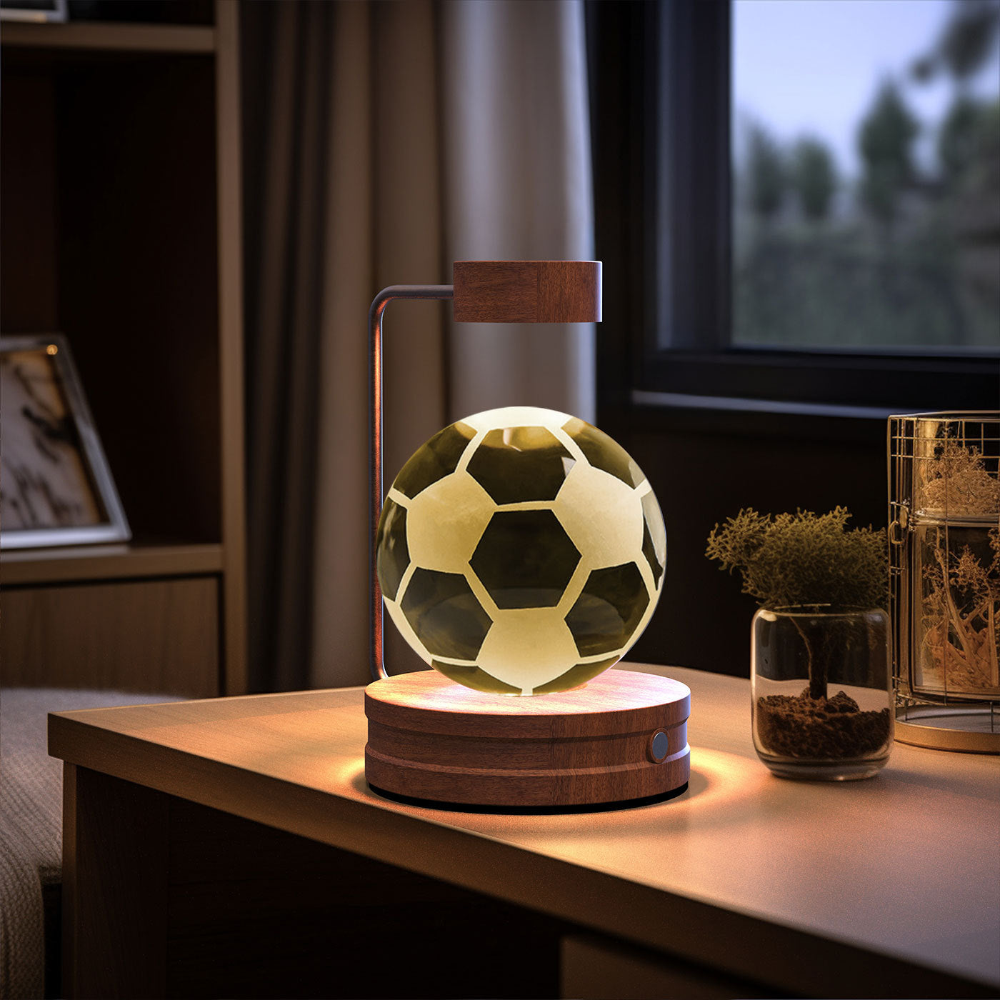 3D Spherical Crystal Lamp