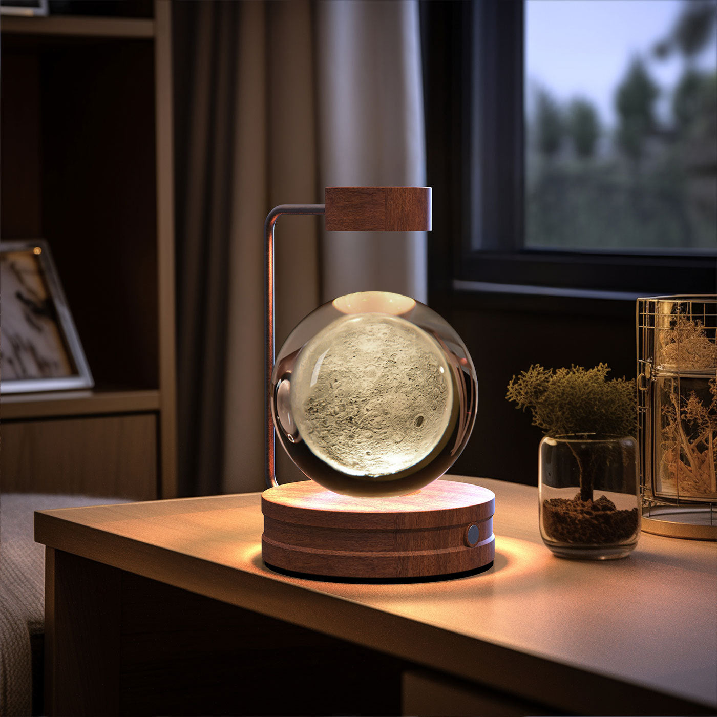 3D Spherical Crystal Lamp