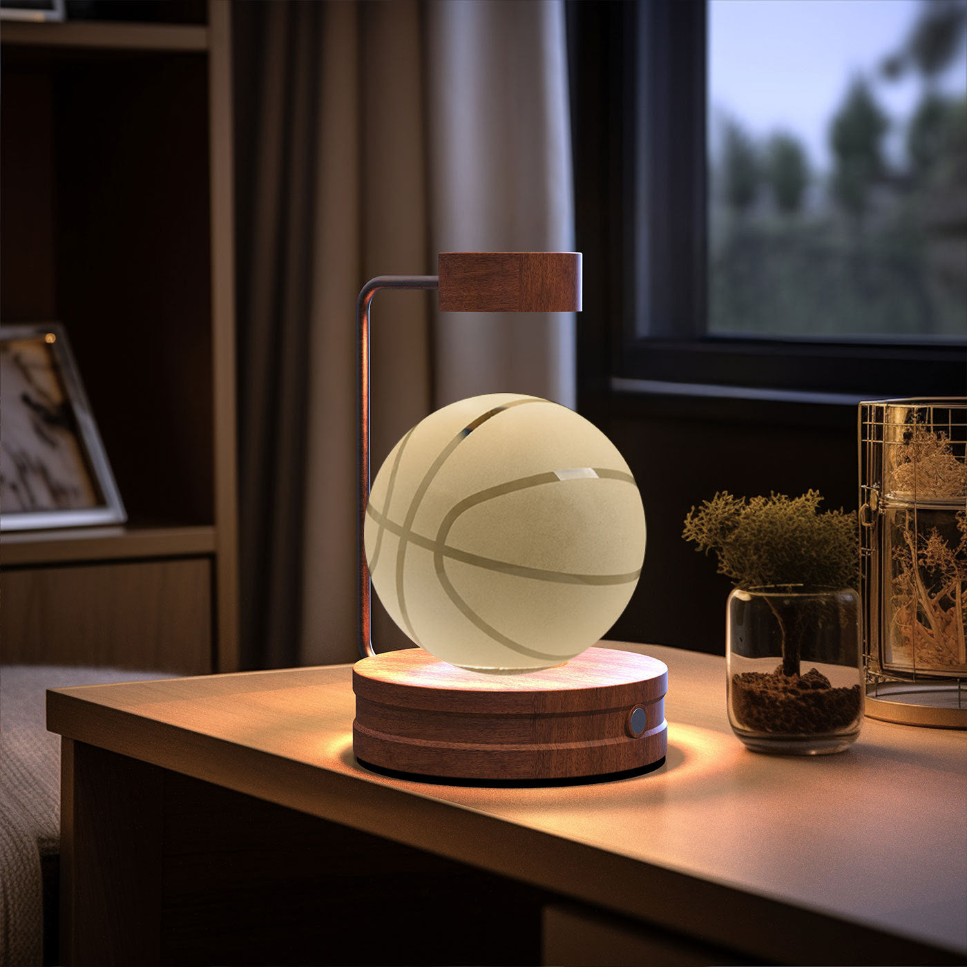 3D Spherical Crystal Lamp