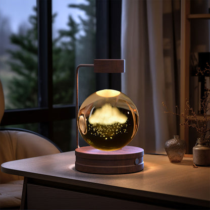 3D Spherical Crystal Lamp 