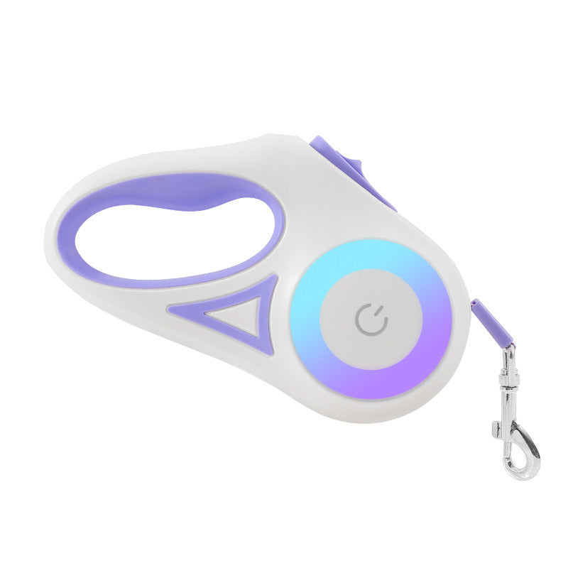 Dog leash with LED light 