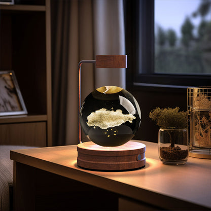 3D Spherical Crystal Lamp 