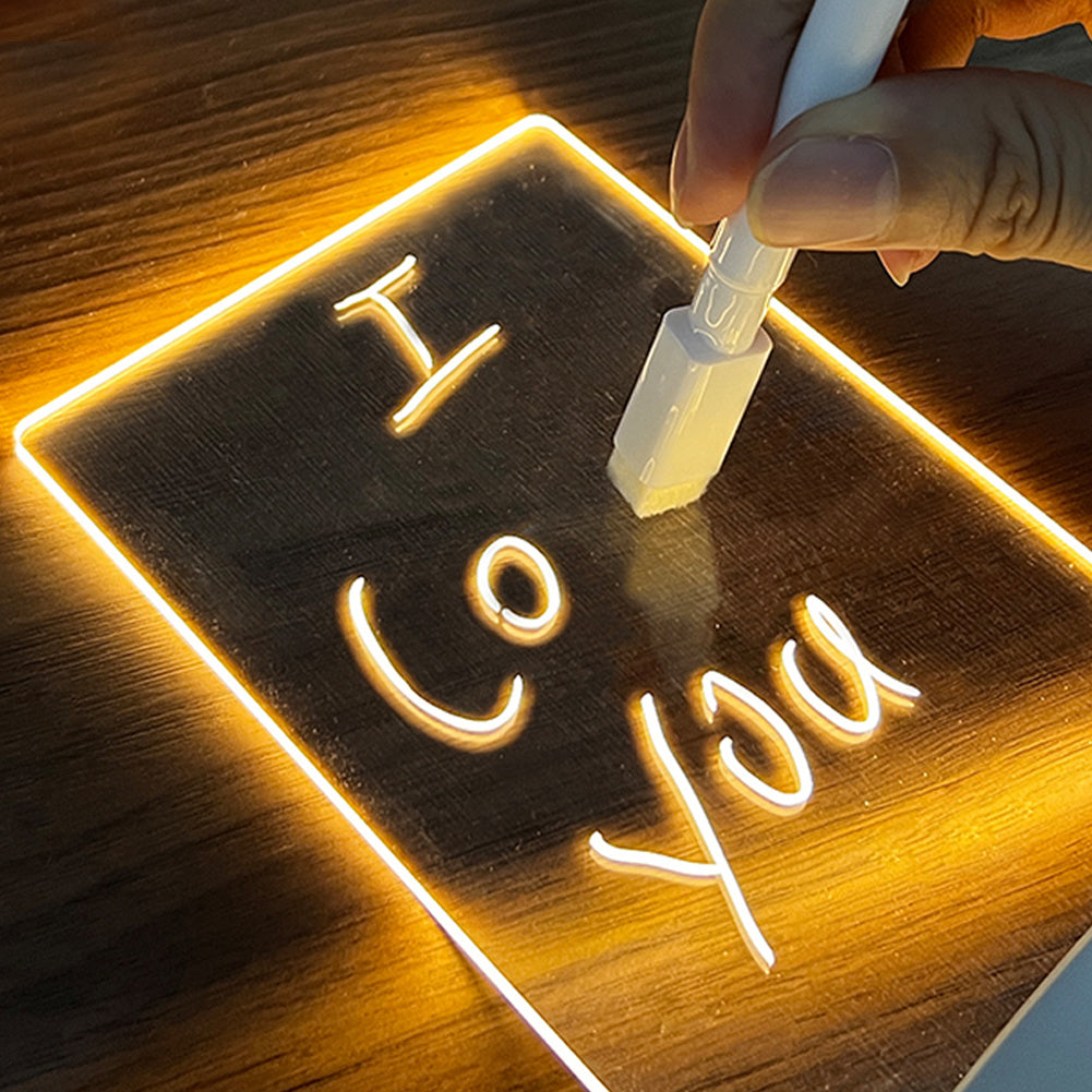Creative tablet with LED light 