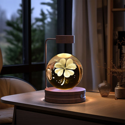 3D Spherical Crystal Lamp 