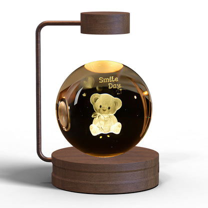 3D Spherical Crystal Lamp 